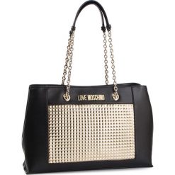 Torebka LOVE MOSCHINO - JC4229PP07KD100B Oro. Czarne torebki klasyczne Love Moschino, bez wzorów, ze skóry ekologicznej, bez dodatków. W wyprzedaży za 539.00 zł.