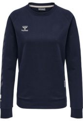 Damska bluza bawełniana Hummel Move Grid. Niebieskie bluzy sportowe Hummel, na wiosnę, xs, bez wzorów, z bawełny, bez kaptura. Za 208.65 zł.