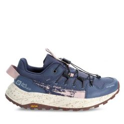 Trekkingi Jack Wolfskin. Czarne obuwie sportowe Jack Wolfskin, bez zapięcia, trekkingowe. Za 379.99 zł.