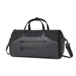 Torba podróżna z wodoodporną kieszenią WOZINSKY. Czarne torby na ramię WOZINSKY, bez wzorów, z materiału, eleganckie, na ramię, bez dodatków. Za 276.00 zł.