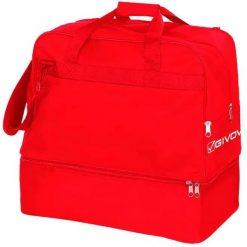Torba sportowa Givova Revolution Big Red Red. Czerwone torby na ramię 318, z aplikacjami, z materiału, sportowe, na ramię, duże, zdobione, bez dodatków. Za 162.99 zł.