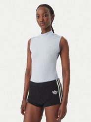Adidas Body Adidas x Jennie Sheer LD8919 Niebieski jasny Slim Fit. Niebieskie body Adidas, l, bez wzorów, z syntetyku. Za 239.99 zł.
