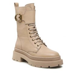 Trapery GINO ROSSI. Brązowe trapery i śniegowce Gino Rossi. Za 256.99 zł.