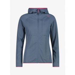 Bluza trekkingowa damska CMP Skylea Jacket. Niebieskie bluzy CMP, bez wzorów, bez kaptura. Za 346.49 zł.