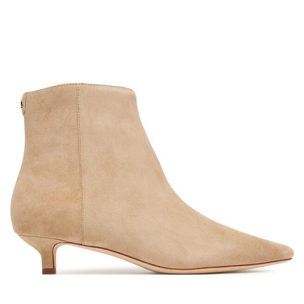 Botki LAUREN RALPH LAUREN. Brązowe botki Lauren Ralph Lauren, bez wzorów, bez obcasa, na szpilce, bez zapięcia. Za 949.99 zł.