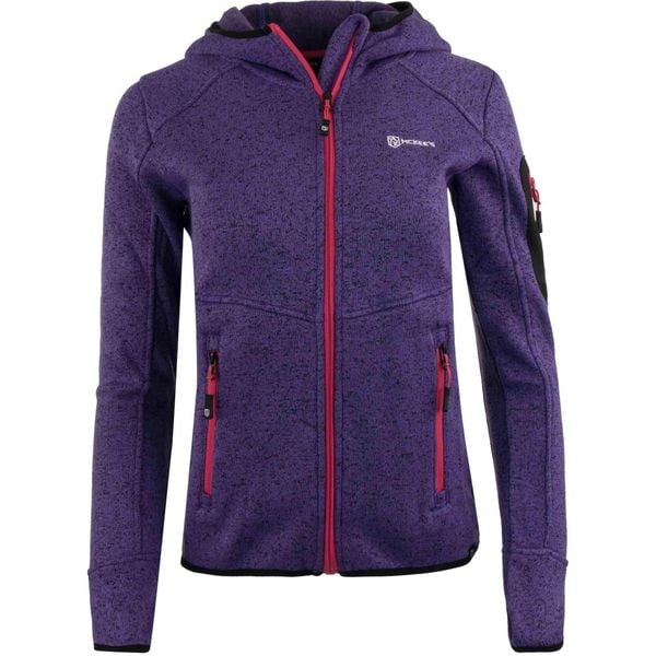Damska Bluza z Kapturem McKees Badia Fioletowa Mélange - Komfort i Styl. Czerwone bluzy MCKEEVER, m, bez wzorów, z poliesteru, z kapturem. Za 235.99 zł.