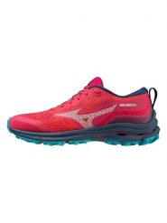 Mizuno Buty "Wave Rider" w kolorze czerwonym do biegania w terenie rozmiar: 41. Czerwone obuwie sportowe Mizuno, z gore-texu, bez zapięcia, do biegania, gore-tex. Za 299.37 zł.