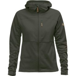 Bluza trekkingowa damska Fjallraven Abisko Trail Fleece. Czarne bluzy Fjällräven, s, bez wzorów, z dzianiny, bez kaptura. Za 620.39 zł.