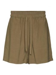 Vero Moda Szorty "Carmen" w kolorze khaki rozmiar: XS. Brązowe szorty Vero Moda, bez wzorów, z podwyższonym stanem. Za 30.78 zł.