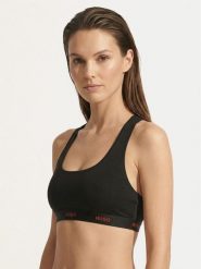 HUGO Biustonosz top 50557092 Czarny. Czarne biustonosze Hugo, bez wzorów, z bawełny. Za 149.99 zł.