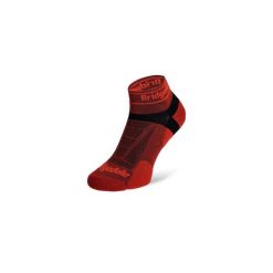 Skarpety do biegania Bridgedale Ultra LT T2 Merino Sport Low. Czerwone skarpety Bridgedale, bez wzorów. Za 92.73 zł.