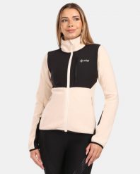 Damska bluza polarowa Kilpi KAJAANI-W. Brązowe bluzy Kilpi, bez wzorów, z materiału, bez kaptura. Za 318.77 zł.