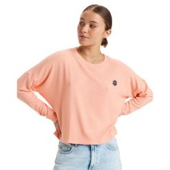 Bluzka z długim rękawem dla Kobiety SUNDAY COZY Różowy. Czerwone swetry Roxy, na zimę, m, bez wzorów, z elastanu, bez ramiączek. W wyprzedaży za 125.99 zł.