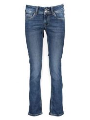 Pepe Jeans Dżinsy "Venus" - Slim fit - w kolorze granatowym rozmiar: W27/L30. Niebieskie jeansy Pepe Jeans, l, z aplikacjami. Za 184.02 zł.