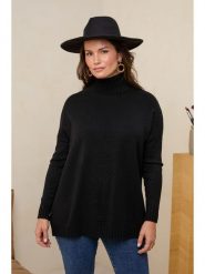 Soft Cashmere Golf w kolorze czarnym rozmiar: 38/40. Czarne golfy Soft Cashmere, bez wzorów, bez ramiączek. Za 138.21 zł.