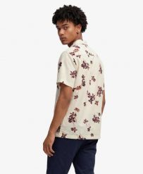 Superdry Koszula Cabana Poolside krótki rękaw z bawełny organicznej. Białe koszule Superdry, xl, bez wzorów, z bawełny, klasyczne, bez kołnierzyka, bez ramiączek. Za 250.40 zł.