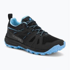 Buty turystyczne damskie Mammut Saentis Low. Czarne trekkingi Mammut, trekkingowe. Za 389.99 zł.