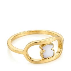 Pierścionek TOUS. Żółte pierścionki Tous, złote. Za 369.99 zł.