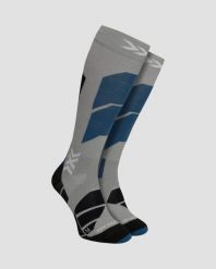 Skarpety unisex X-Socks Ski Perform Otc Silver Grey G412. Szare skarpety X Socks, bez wzorów, z materiału. Za 169.99 zł.