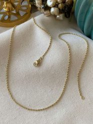 Luseera Pozłacany naszyjnik - dł. 45 cm rozmiar: onesize. Żółte naszyjniki Luseera, pozłacane. Za 74.99 zł.