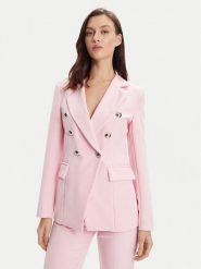 Maryley Marynarka 24EB139/43OR Różowy Regular Fit. Czerwone marynarki i żakiety Maryley, s, bez wzorów, z syntetyku. Za 309.99 zł.