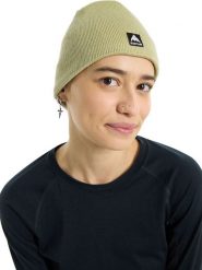 Burton Czapka beanie w kolorze beżowym rozmiar: onesize. Brązowe czapki Burton, bez wzorów, z polaru. Za 95.20 zł.