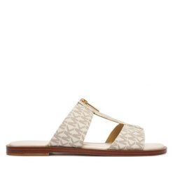 Klapki MICHAEL Michael Kors. Klapki MICHAEL Michael Kors, bez wzorów, bez obcasa. Za 529.99 zł.