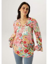 Aniston Bluzka ze wzorem rozmiar: 46. Bluzki Aniston, bez wzorów, z wiskozy, bez kołnierzyka, bez ramiączek. Za 173.99 zł.