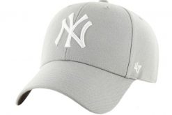Damska czapka z daszkiem 47 Brand MLB New York Yankees MVP Cap. Szare czapki 47 Brand, bez wzorów, z materiału, sportowe. Za 184.00 zł.