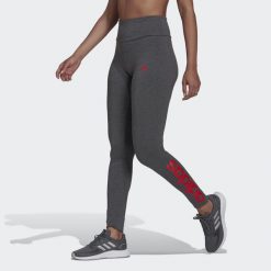 Legginsy damskie adidas Loungewear Essentials. Czerwone legginsy Adidas, l, bez wzorów. Za 103.00 zł.