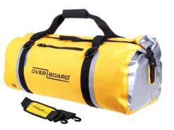 Torba wodoszczelna OverBoard Duffel 60l. Żółte torby na ramię OVERBOARD, bez wzorów, z materiału, sportowe, na ramię, duże, bez dodatków. Za 519.00 zł.