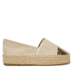 Espadryle DeeZee. Żółte espadryle DeeZee, bez wzorów, bez obcasa, bez zapięcia. Za 119.99 zł.