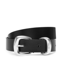 Pasek Damski Calvin Klein. Czarne paski Calvin Klein, bez wzorów. Za 219.99 zł.
