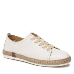 Espadryle Lasocki. Białe espadryle Lasocki, bez wzorów, bez obcasa, bez zapięcia. Za 139.99 zł.