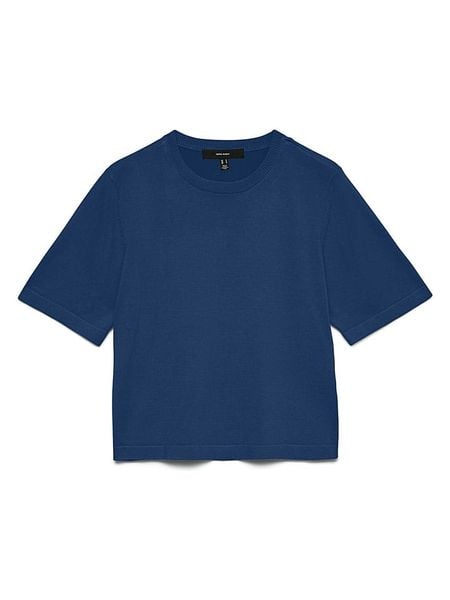 Vero Moda Sweter w kolorze granatowym rozmiar: XL. Niebieskie swetry Vero Moda, xl, bez wzorów, bez ramiączek. Za 81.95 zł.
