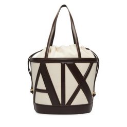 Torebka Armani Exchange. Brązowe torebki klasyczne Armani Exchange, bez wzorów, bez dodatków. Za 759.99 zł.