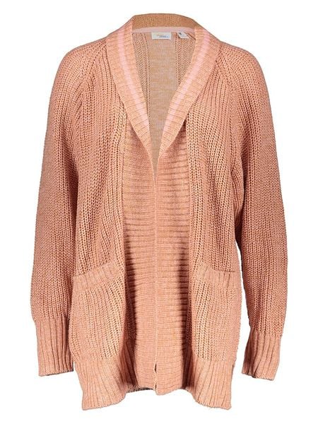 O'Neill Kardigan w kolorze łososiowym rozmiar: L. Pomarańczowe kardigany O'Neill, l, bez wzorów, ze splotem. Za 179.22 zł.