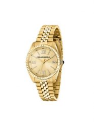 KARL LAGERFELD Zegarek R0553108504 Złoty. Żółte, analogowe zegarki KARL LAGERFELD, ze stali. Za 859.99 zł.
