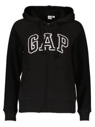 GAP Bluza w kolorze czarnym rozmiar: M. Czarne bluzy GAP, m, bez wzorów, z bawełny, bez kaptura. Za 132.05 zł.