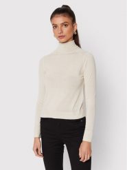 Pinko Golf Dolcevita 1G181Z A02M Beżowy Regular Fit. Brązowe golfy Pinko, m, bez wzorów, z wełny, bez ramiączek. Za 439.99 zł.