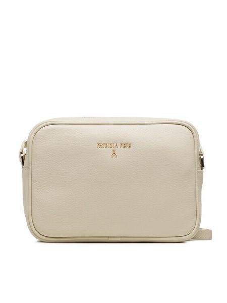 Patrizia Pepe Torebka CB8985/L001-W338 Écru. Listonoszki Patrizia Pepe, bez wzorów, ze skóry, bez dodatków. Za 409.99 zł.