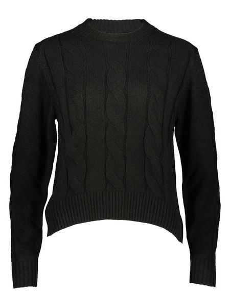 Pepe Jeans Sweter w kolorze czarnym rozmiar: S. Czarne swetry Pepe Jeans, s, bez wzorów, z jeansu, bez ramiączek. Za 192.79 zł.