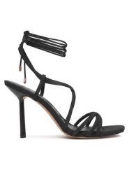 Aldo Sandały Talyia 14298576 Czarny. Czarne sandały Aldo, bez wzorów, ze skóry, bez obcasa, na szpilce, bez zapięcia. Za 399.99 zł.
