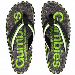 Japonki GUMBIES CAIRNS FLIP-FLOPS UNISEX. Zielone klapki Gumbies, bez wzorów, bez obcasa. Za 119.99 zł.