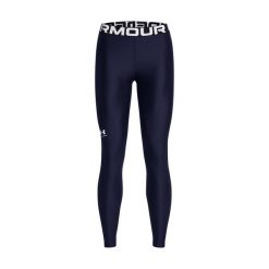 Legginsy damskie Under Armour HeatGear®. Białe legginsy Under Armour, bez wzorów. Za 237.00 zł.
