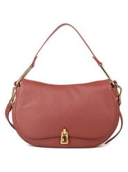 COCCINELLE Skórzana torebka w kolorze jasnobrązowym - 30 x 18 x 8 cm rozmiar: onesize. Brązowe torby na ramię Coccinelle, bez wzorów, z materiału, na ramię, bez dodatków. Za 922.46 zł.