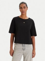 Armani Exchange T-Shirt XW001836 AF10356 UC001 Czarny Regular Fit. Czarne t-shirty Armani Exchange, m, bez wzorów, z bawełny, bez kołnierzyka, bez ramiączek. Za 289.99 zł.