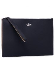 Lacoste Torebka Clutch NF2791AA Czarny. Czarne torebki klasyczne Lacoste, bez wzorów, ze skóry, bez dodatków. Za 309.99 zł.