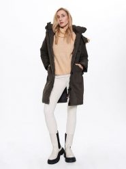 CANADA weather gear Parka w kolorze khaki rozmiar: M. Brązowe parki CANADA weather gear, m, bez kaptura. Za 314.01 zł.