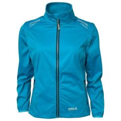 Damska wodoodporna kurtka softshell Pro-X Elements Hellen. Niebieskie kurtki sportowe PRO-X ELEMENTS, bez wzorów, z softshellu, bez kaptura. Za 446.50 zł.